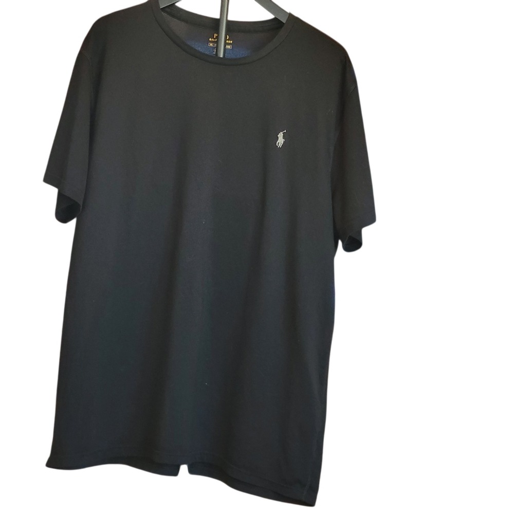 Polo Ralph Lauren Mens XXL Black Short Sleeve Crew Neck Pony Logo T-Shirt